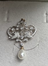 Goldanhänger 585 perle gebraucht kaufen  Hünfelden