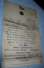 Titanic menu restraunt for sale  SALFORD