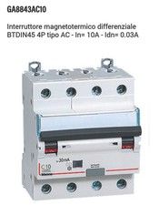 Bticino ga8843ac10 interruttor usato  Alcamo