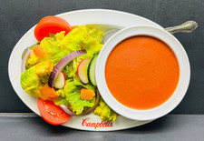 raro prato oval exclusivo Campbells com borracha falsa como sopa de tomate e salada comprar usado  Enviando para Brazil