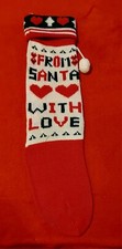 Vintage christmas stocking for sale  CARTERTON