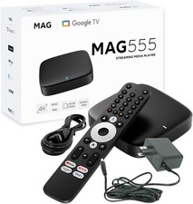 INFOMIR MAG555 4K Streamingowy odtwarzacz multimedialny z Google TV, 4K HDR przy 60 klatkach na sekundę - USA na sprzedaż  Wysyłka do Poland