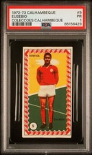 1972-73 EUSEBIO CALHAMBEQUE COLECCOES CALHAMBEQUE #9 (PSA 1) * NENHUM MAIOR * comprar usado  Enviando para Brazil