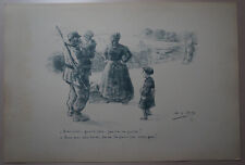 Lithographie scene familliale d'occasion  Schiltigheim