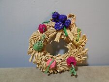 Woven straw beige for sale  Tucson
