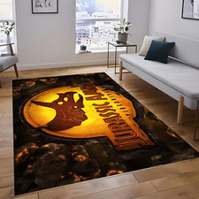 Tapete de área com logotipo de videogame Jurassic World | Decoração de sala de jogos para quarto infantil Dino comprar usado  Enviando para Brazil