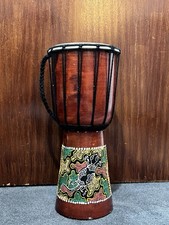 Wooden djembe drum for sale  WATFORD