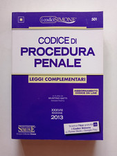 Codice procedura penale usato  Italia