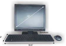 Bundle lcd monitor for sale  Worcester