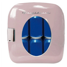 Mini geladeira/refrigerador pessoal retrô portátil Frigidaire 12 latas EFMIS462-ROSA comprar usado  Enviando para Brazil