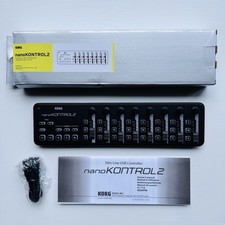 CONTROLADOR KORG nanoKONTROL2 preto linha fina USB midi comprar usado  Enviando para Brazil