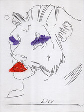 Andy warhol leone usato  Roma