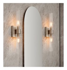 chrome glass 2 sconces for sale chrome glass 2 sconces for sale Littleton