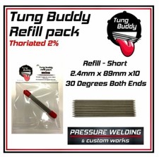 Tungstens, Thoriated 2%, 2.4mm X 88mm 10 peças, pré-afiado comprar usado  Enviando para Brazil
