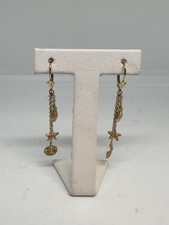 14k seashell earrings for sale  Asheville