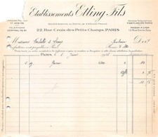 Invoice 1925 ets d'occasion  Expédié en Belgium