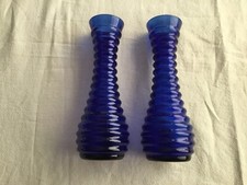 2 vintage cobalt blue vases for sale 2 vintage cobalt blue vases for sale Broomfield