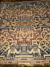 Vintage fringed tapestry for sale  Camp Hill