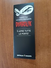 Diabolik folder con usato  Trappeto