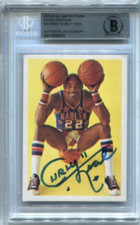 Fleer Harlem Globetrotters #28 1971-72 rizado Neal radiocontrol soplantes de cacao firmado BAS automático segunda mano  Embacar hacia Mexico