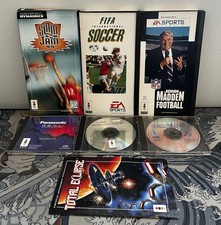 Lote de 6 jogos Panasonic 3DO! Golfe Total Eclipse Slam N Jam Madden NFL PGA FIFA comprar usado  Enviando para Brazil