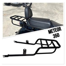 Bagageiro traseiro preto compatível com Royal Enfield Meteor 350 2021-25, usado comprar usado  Enviando para Brazil