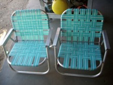 Vintage aluminum folding for sale  Reedley