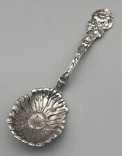 Colher de geléia de açúcar antiga Paye & Baker prata esterlina flor margarida art nouveau comprar usado  Enviando para Brazil