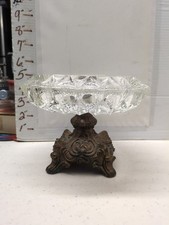 brass top table glass for sale  Salem