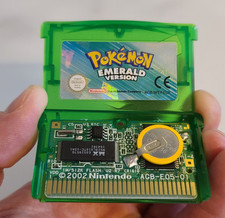 Pokemon Emerald Nintendo Game Boy Advance jogo genuíno PAL GBA NDS nova bateria  , usado comprar usado  Enviando para Brazil