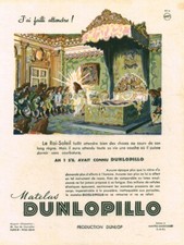 Publicité ancienne matelas d'occasion  France