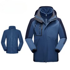 Usado, Jaqueta de caminhada masculina grossa lã impermeável inverno corta-vento ao ar livre quente nova comprar usado  Enviando para Brazil