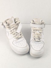 Tênis Nike Air Force 1 Médio – Branco com cadarço e alça tamanho juvenil 6,5Y, usado comprar usado  Enviando para Brazil