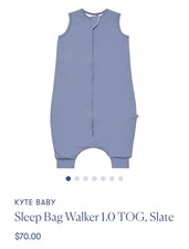 Bolsa de dormir Kytebaby Walker Tog 1.0 6-18mo azul ardósia comprar usado  Enviando para Brazil