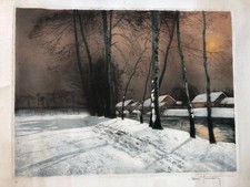 Eau forte etching d'occasion Eau forte etching d'occasion  Villers-lès-Nancy