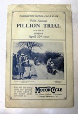 Carshalton pillion trial for sale Carshalton pillion trial for sale  LEICESTER