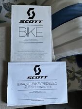 Scott bike manuals for sale  SAFFRON WALDEN