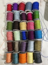 Lote de fornecimento de joias 1,0 mm cabo de nó macramê nylon atacado destash 30 rolos comprar usado Lote de fornecimento de joias 1,0 mm cabo de nó macramê nylon atacado destash 30 rolos comprar usado  Enviando para Brazil