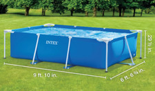 Intex piscina rettangolare usato  Roma
