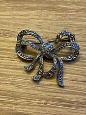 Vintage marcasite bow for sale  EDINBURGH