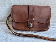 Vintage leather handbag for sale  NOTTINGHAM