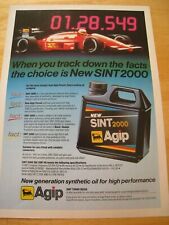 Agip sint turbo for sale  BRISTOL