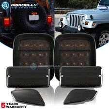 Kit de lâmpada de seta frontal/para-choque lanterna traseira LED para Jeep Wrangler TJ 97-06 comprar usado  Enviando para Brazil