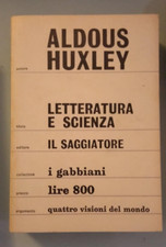 Letteratura scienza huxley usato  Carmagnola