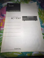 Icom 737instruction manual for sale  Milford