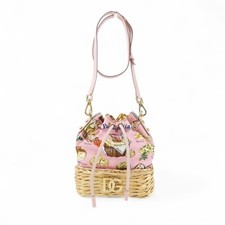 Usado, Bolsa de couro rosa Dolce & Gabbana 7,3 x 7,9 x 4,7 pol usada comprar usado  Enviando para Brazil