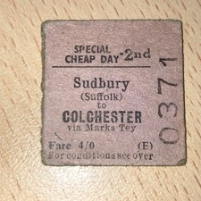 Half. railway. ticket for sale  SHIFNAL