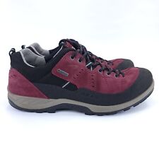 Ecco Receptor LT Buty Damskie 38 Sneakersy Turystyka Czerwone Zamsz Goretex Rozmiar 7, używany na sprzedaż  Wysyłka do Poland