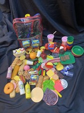 Conjunto de comida infantil para brincar de metrô mochila de comida, usado comprar usado  Enviando para Brazil