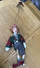 Czech clown marionette for sale  BRIDGNORTH